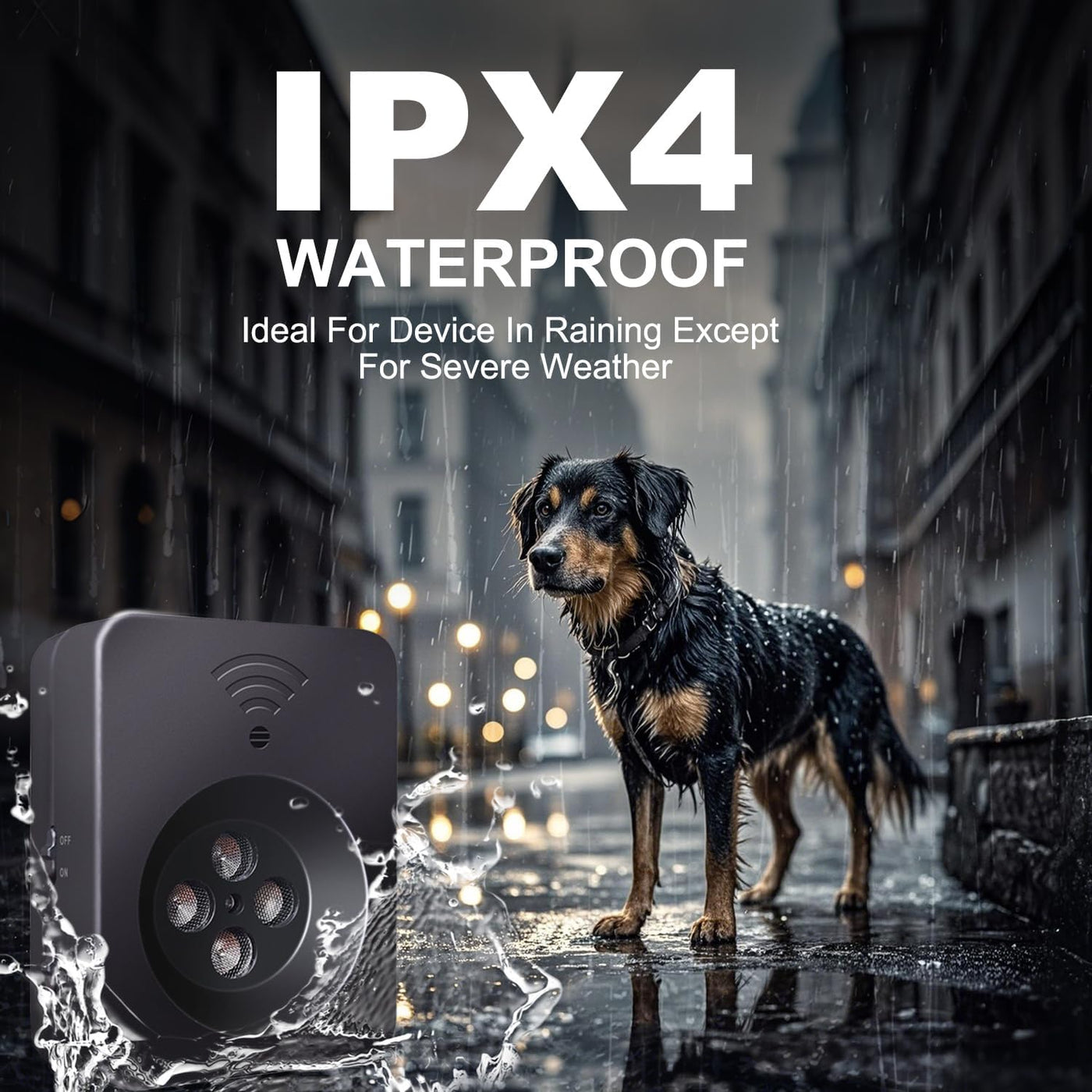 Ultrasonic Dog Bark Deterrent - anti Barking Device Dog Barking Control Devices with 3 Modes，Stop Barking Neighbors Dog | 50Ft Range，Indoor & Outdoor | Safe & Effective for Small，Medium & Large Dogs
