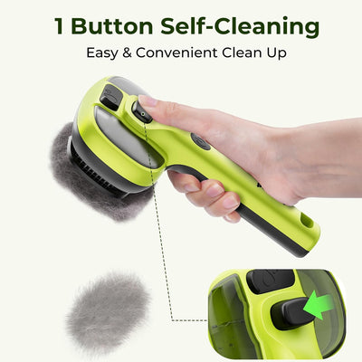 Steam Cat Brush, Self-Cleaning Cat Steam Brush with 2 Water Spray Modes, Large Capacity Tank, Steaming Dog Brush for Shedding Massaging Grooming, Cool Mist Only